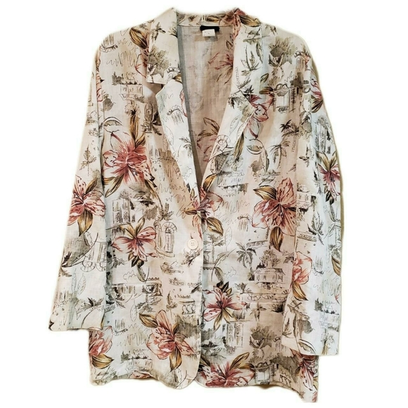 Pink orange boho jacket